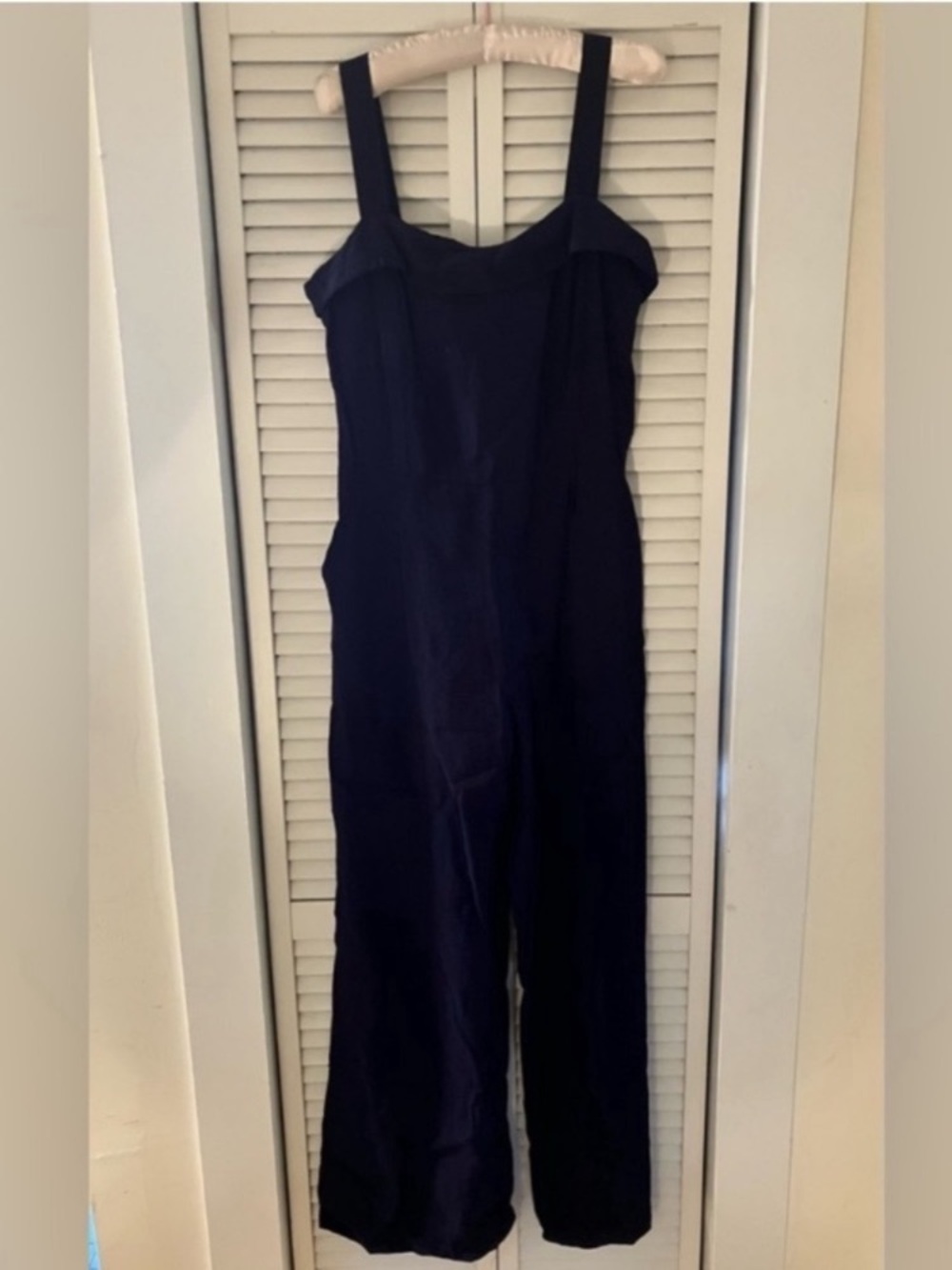 Birds of North America Sugarbird Swetheart Crinkle Navy Blue Jumpsuit 14